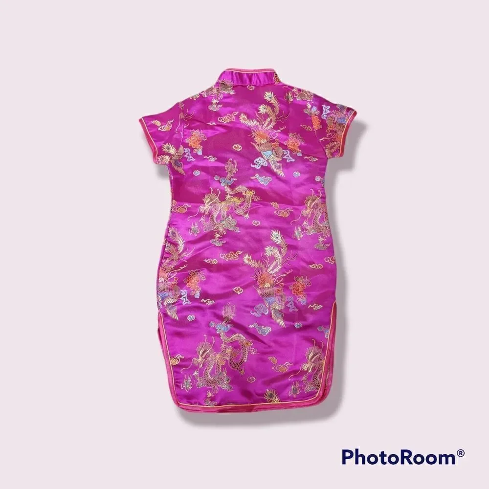 Japanese Inspired Silk Baby Dress